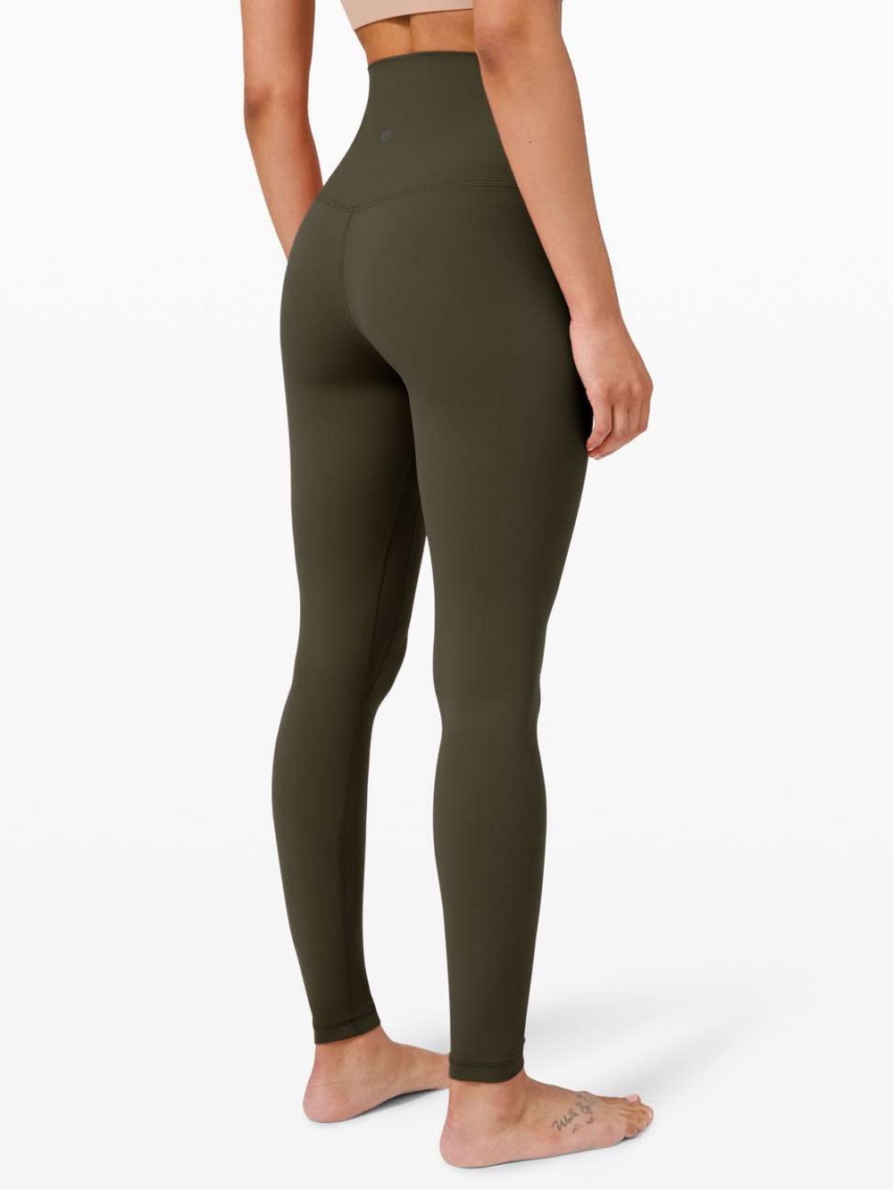 Lululemon Align Super-High Rise Pant 28" (dark olive)